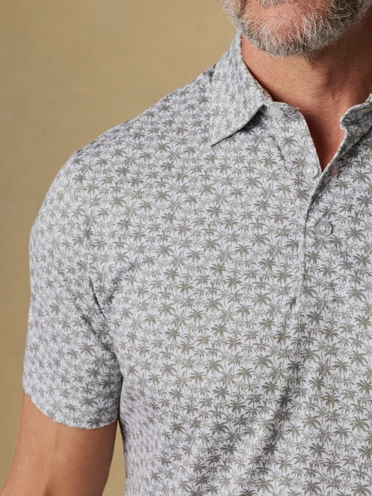 Short-Sleeve Movement Pique Polo - Olive Palm Beach