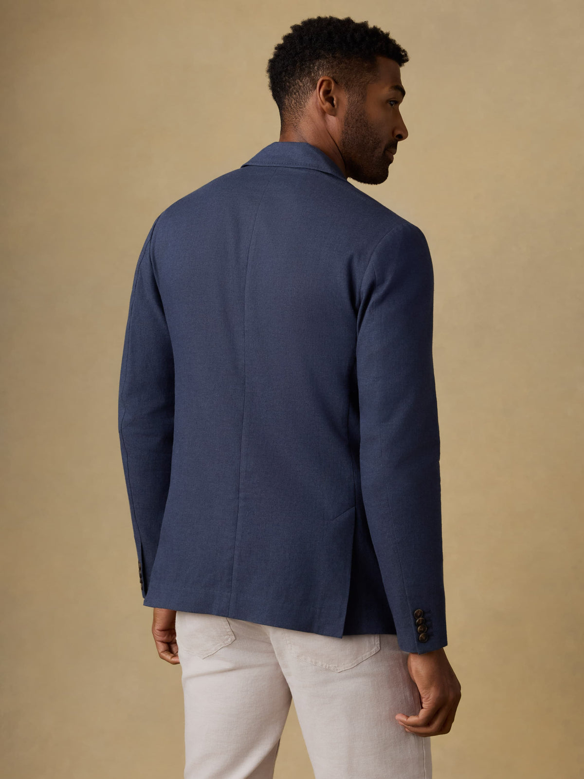 Movement Linen Blazer - Deep Sea Navy
