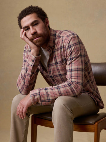 Legend Sweater Shirt (Single Pocket) - Sienna Night Plaid