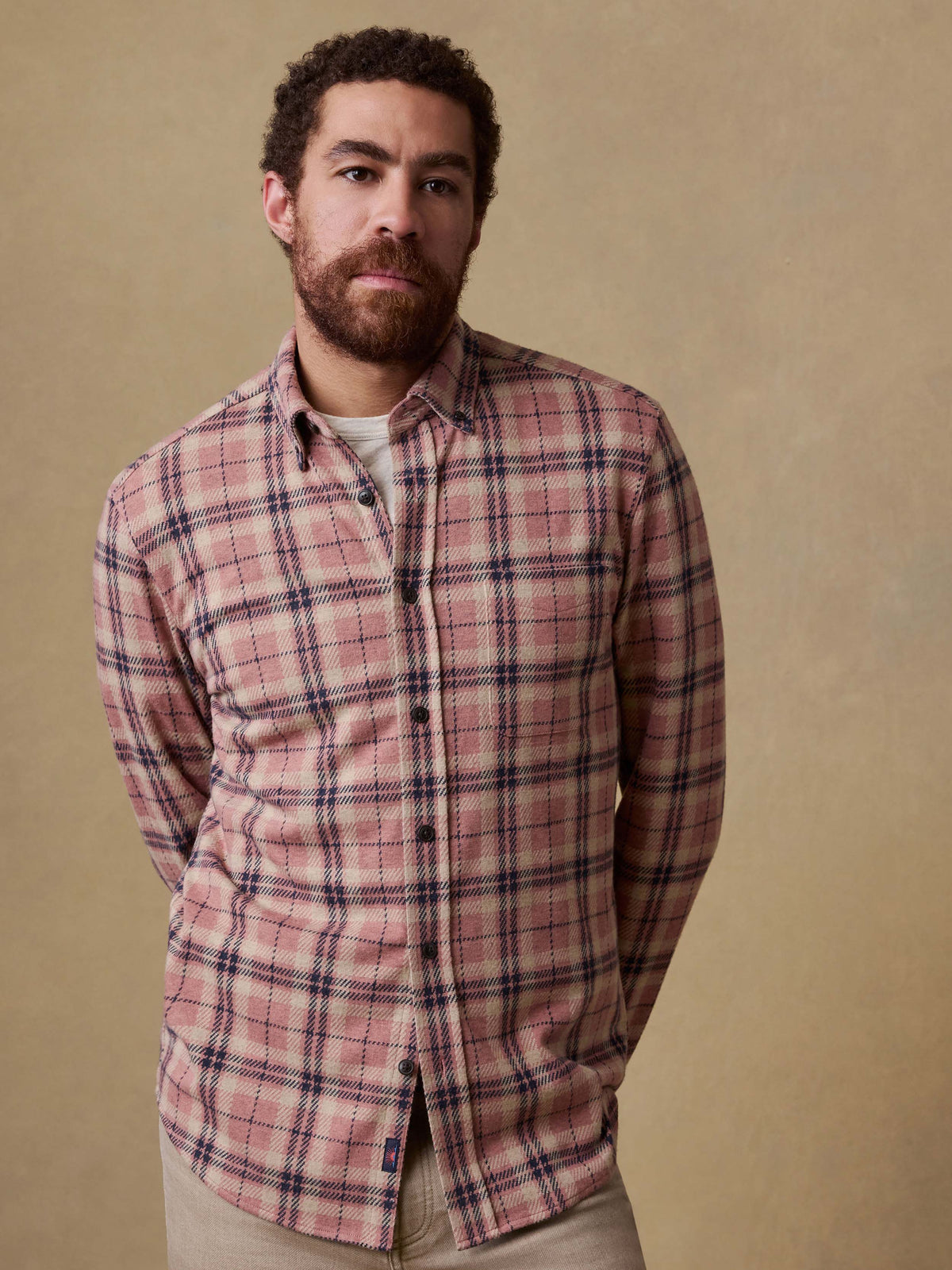 Legend Sweater Shirt (Single Pocket) - Sienna Night Plaid