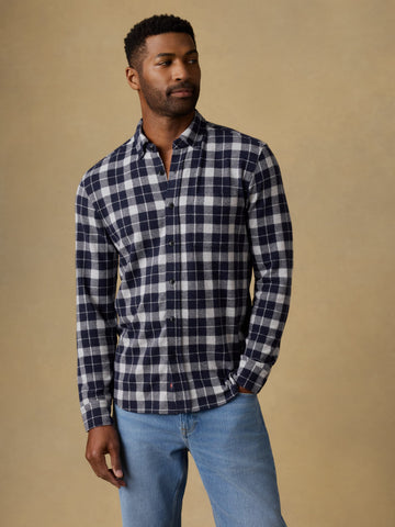Legend Sweater Shirt (Single Pocket) - Midnight Lake Plaid