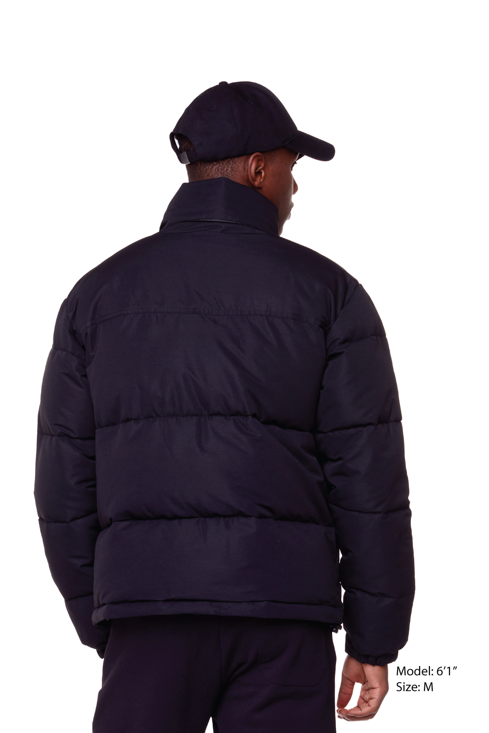 TUKTUT | MEN'S VEGAN DOWN (RECYCLED) PUFFER JACKET, BLACK