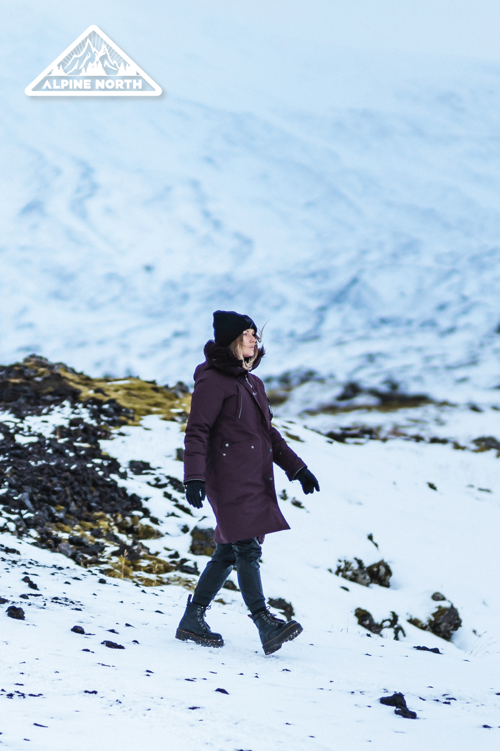 UKON | WOMEN'S VEGAN DOWN (RECYCLED) DRAWSTRING PARKA, OXBLOOD