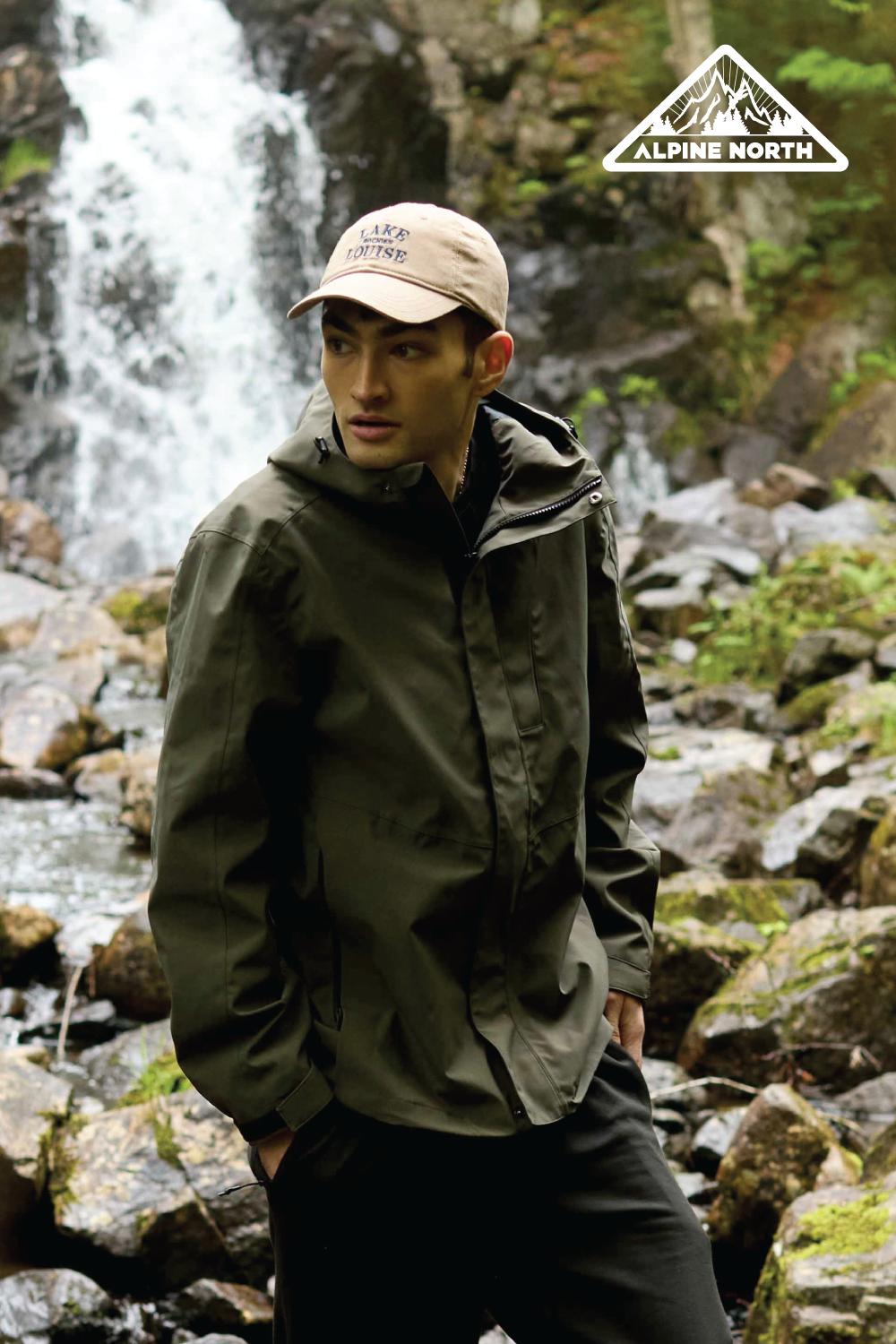 HUDSON | MEN'S RAIN JACKET, BLACK