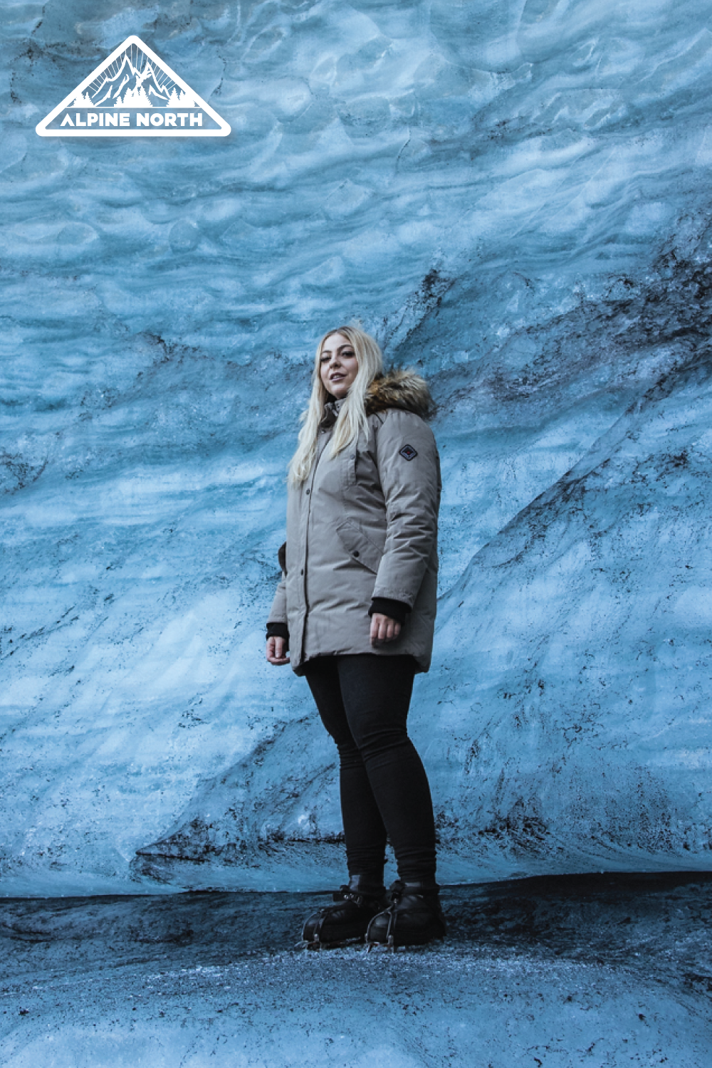 LAURENTIAN PLUS | WOMEN'S VEGAN DOWN (RECYCLED) LONG PARKA, GRAPE (PLUS SIZE)
