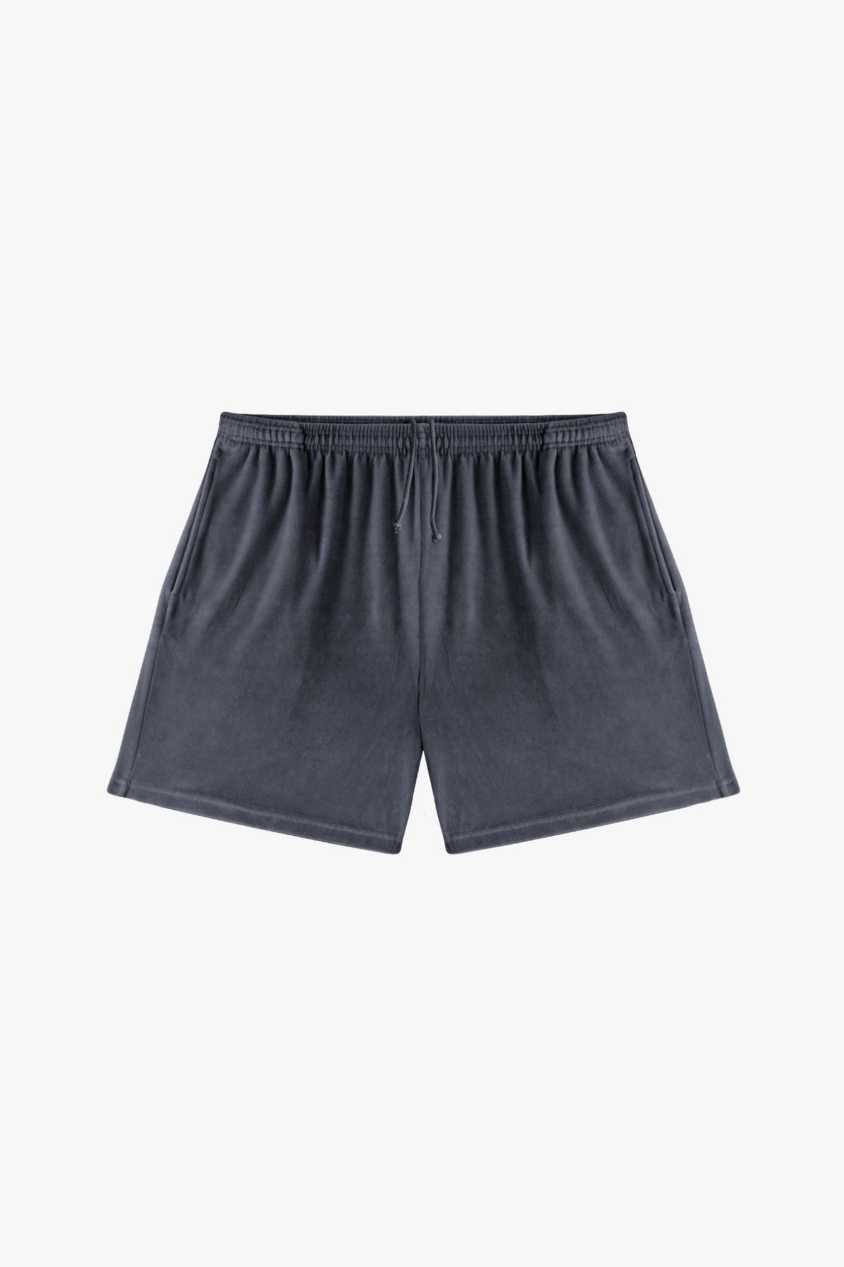 VLR442GD - Garment Dye Velour Mid-Length Wide Short