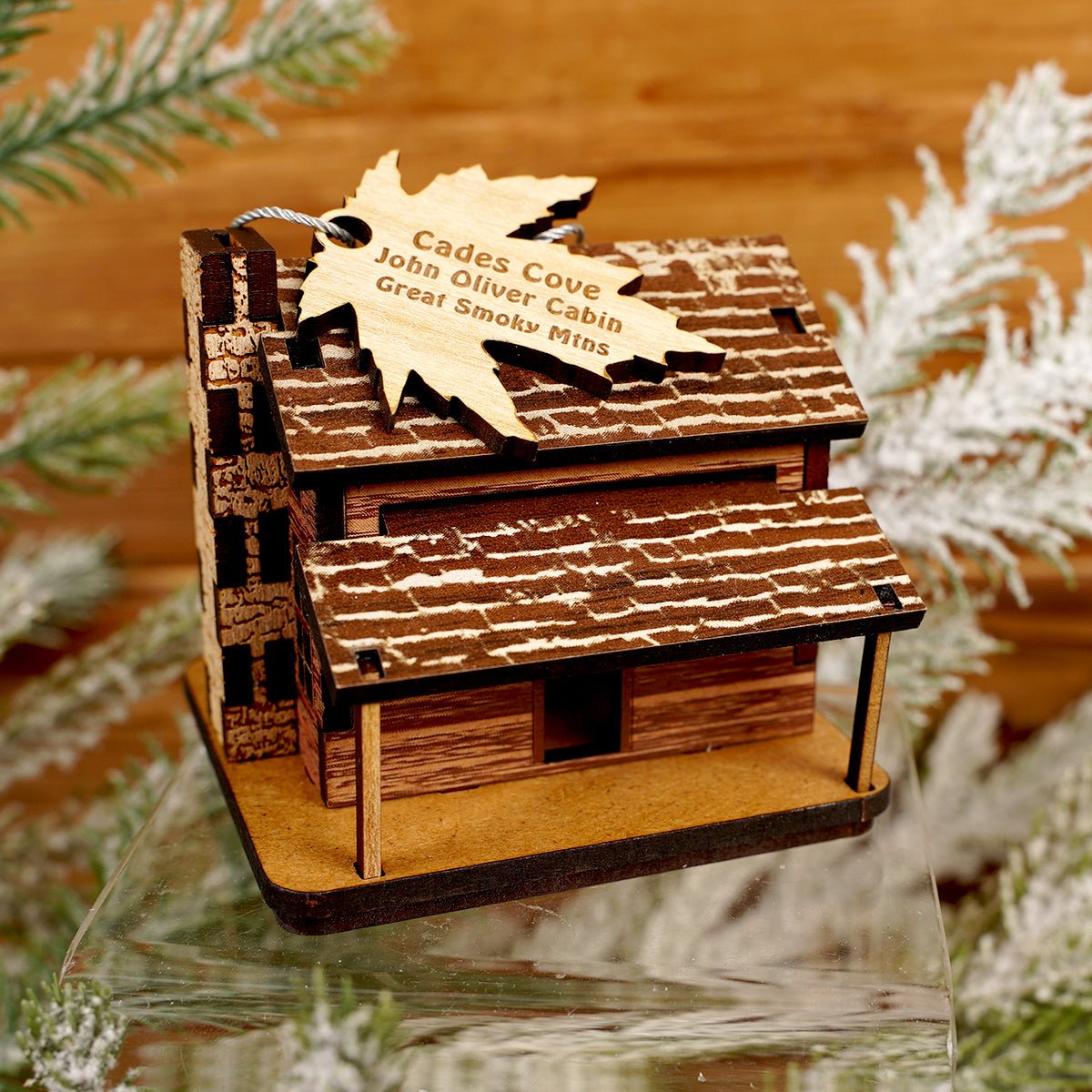Cades Cove John Oliver Cabin Ornament