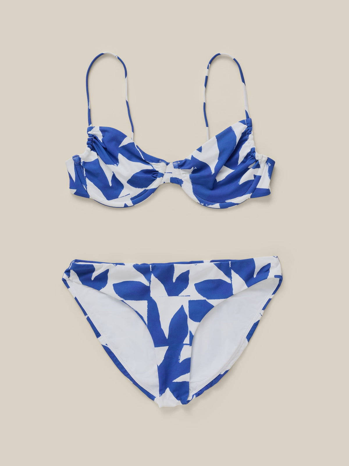 Seascape Bottom - Summer Leaves Blue
