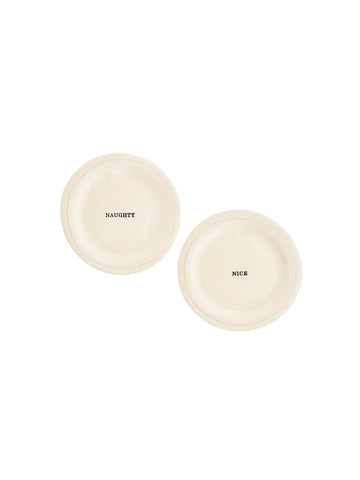 Naughty & Nice CanapŽ Plates