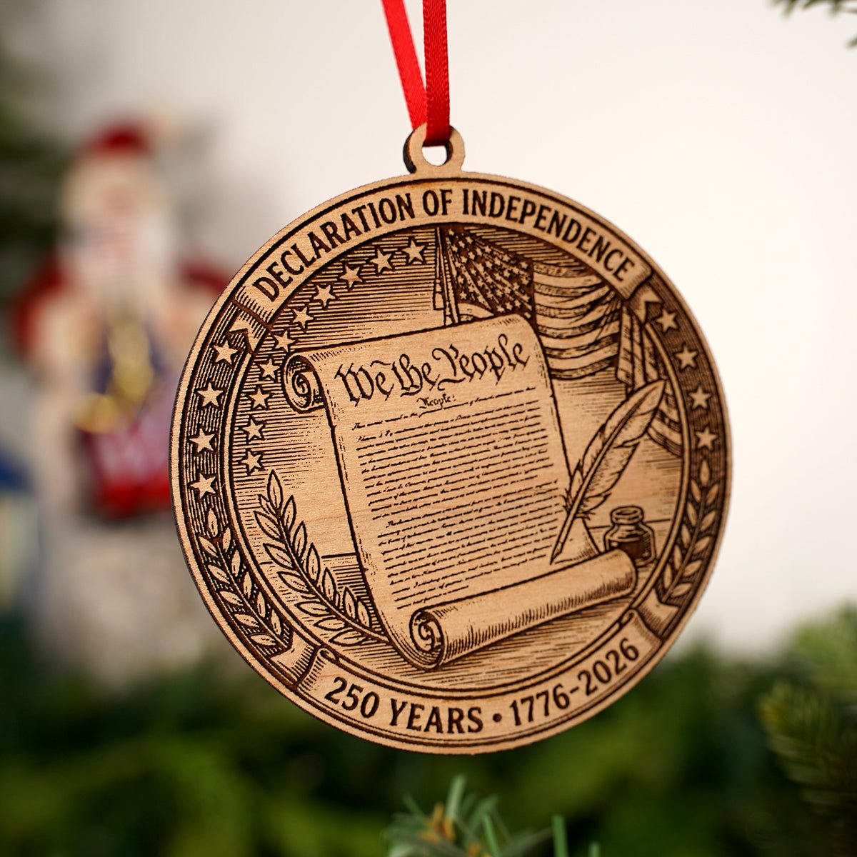 We The People 250th Ornament