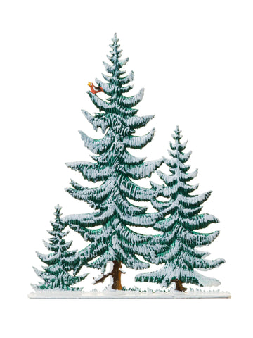 Wilhelm Schweizer Pewter Winter Three Pines
