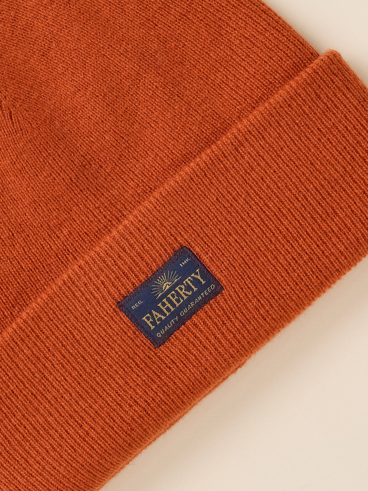 Essential Merino Beanie - Mountain Orange