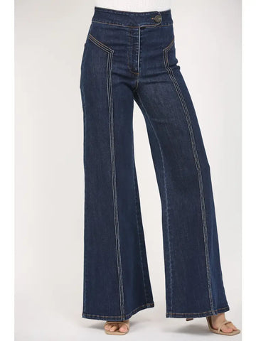 HIGH WAISTED WIDE LEG JEAN