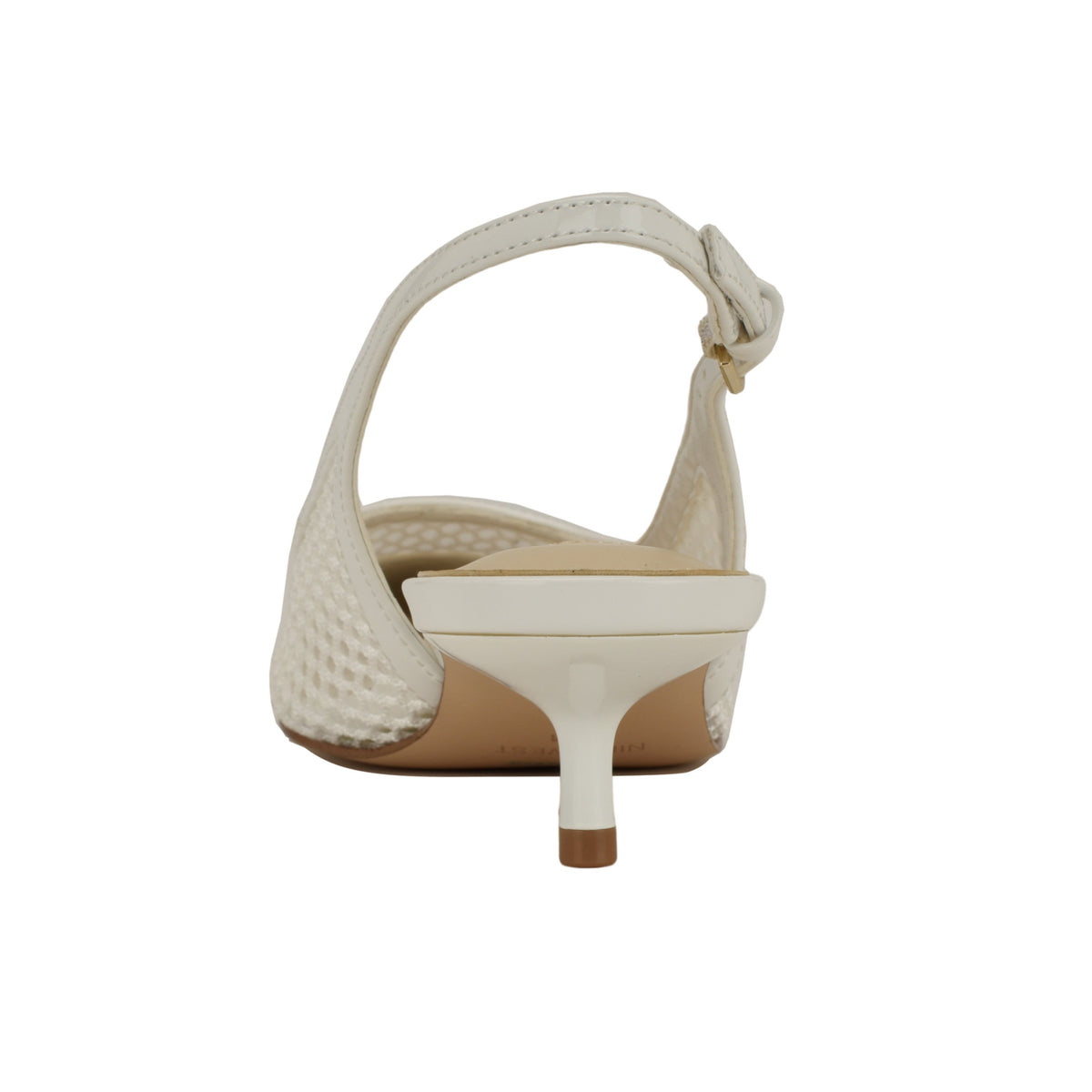 Eraya Mesh Kitten Heel Slingback Pumps