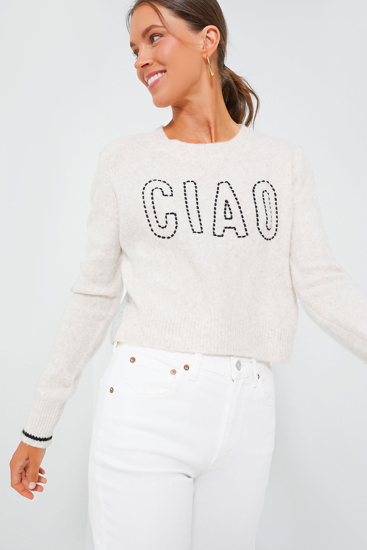 Light Oatmeal Ciao Milan Sweater