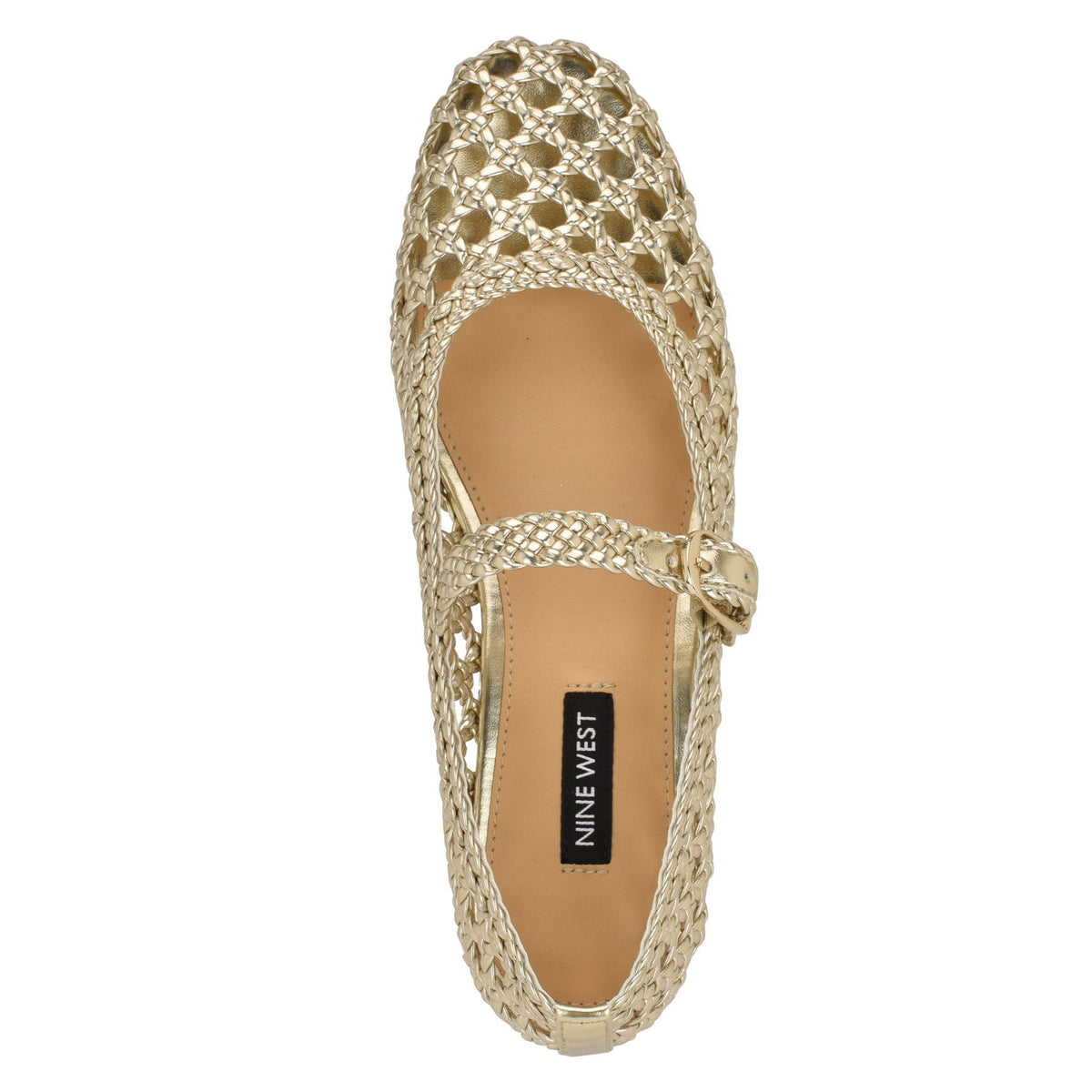 Halie Woven Mary Jane Flats