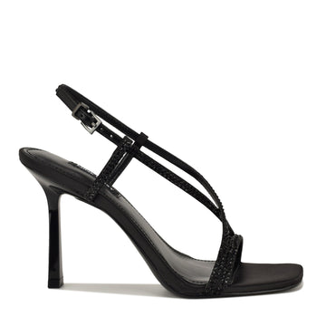 Vallan Strappy Rhinestone Sandals