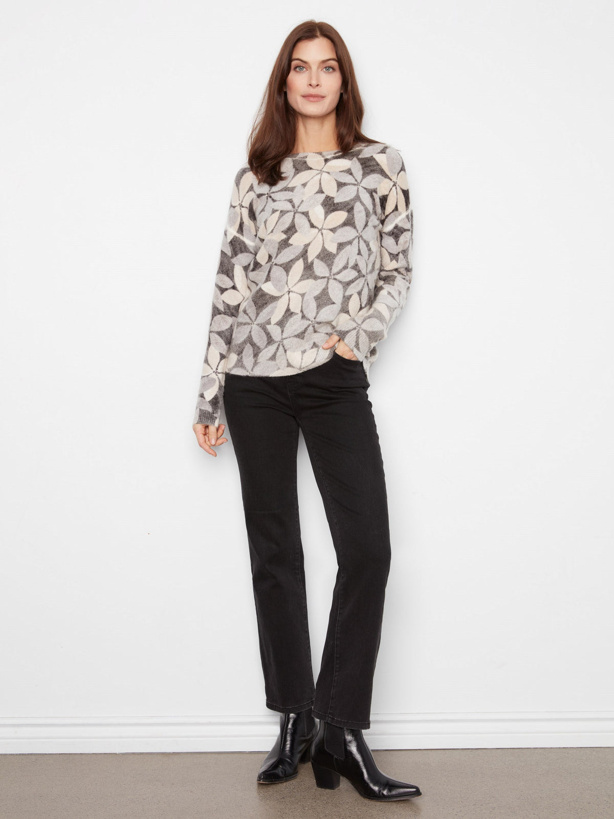 Reversible Printed Sweater - Selva