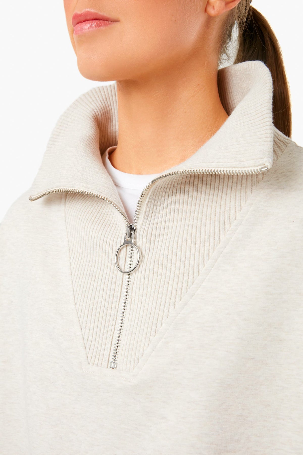 Ivory Marl Miller Sweat