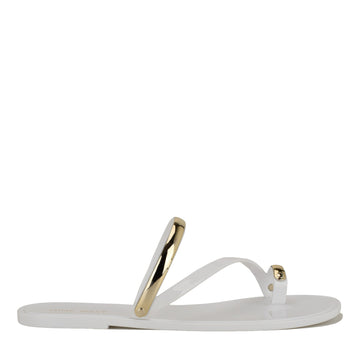 Seashell Jelly Flat Sandals