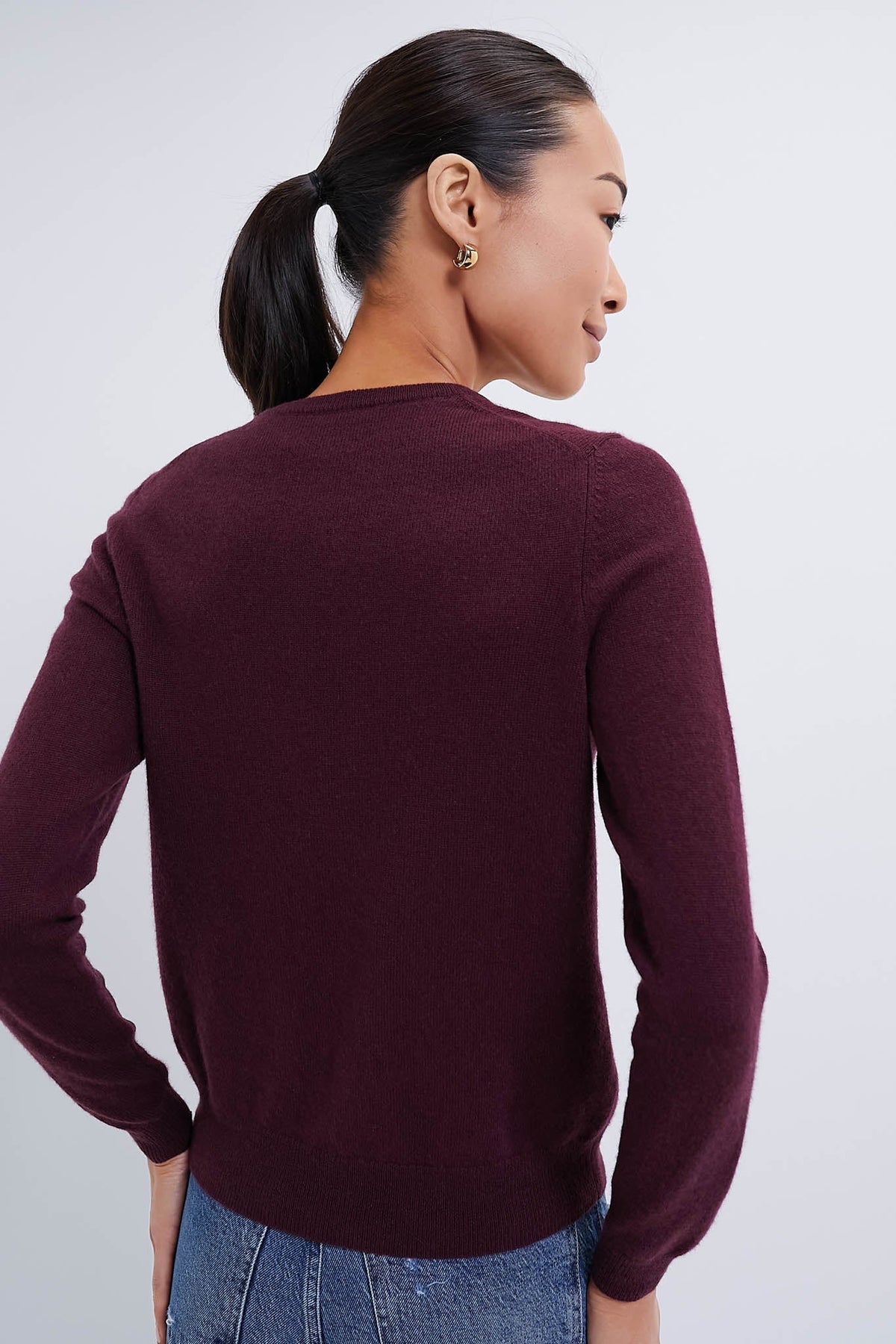 Winetasting Cashmere Elizabeth Crewneck