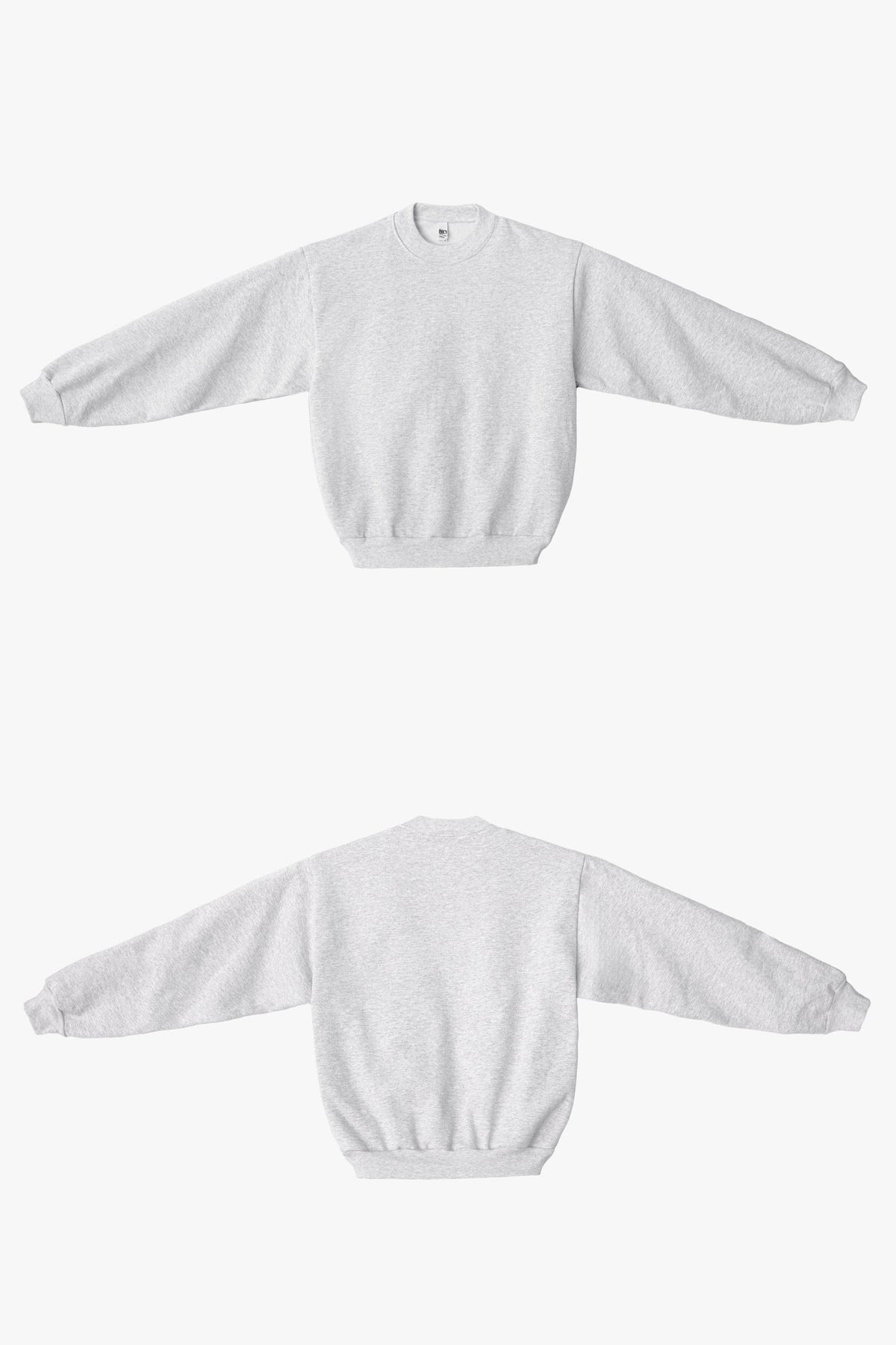 HF07 - Heavy Fleece Crewneck Sweatshirt (Piece Dye)