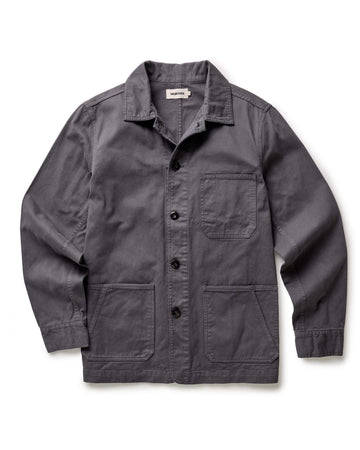 The Ojai Jacket in Organic Charcoal Foundation Twill