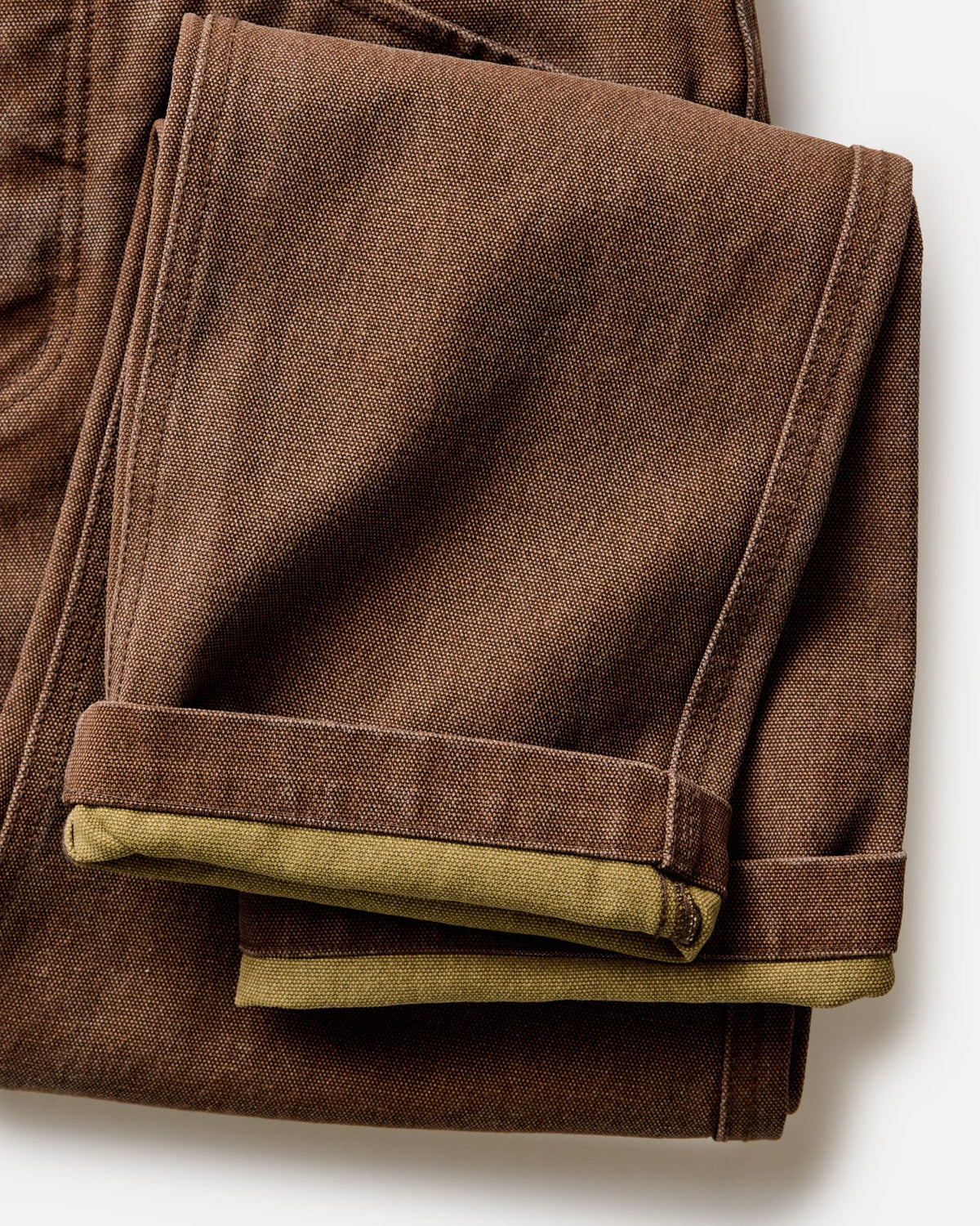 The Camp Pant in Aged Penny Chipped Canvas