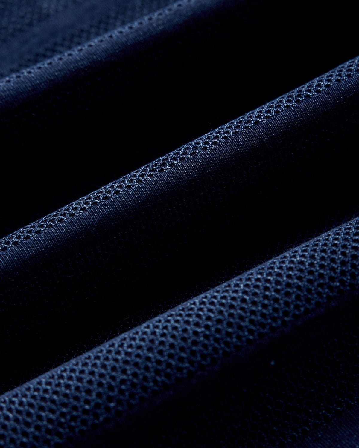The Long Sleeve Polo in Indigo Knit Stripe