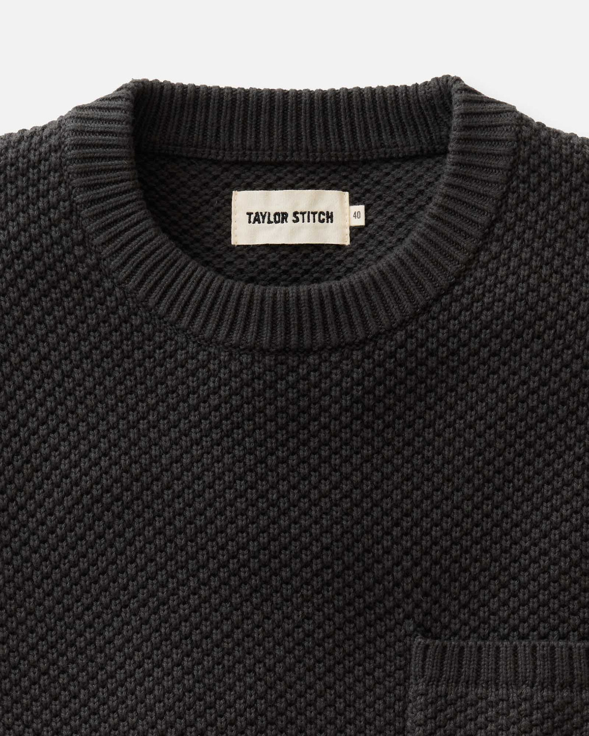The Crawford Crew Sweater in Charcoal