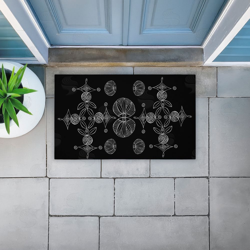 El Perkin | Symmetrical Fractal Elementals Non-Woven Door Mat