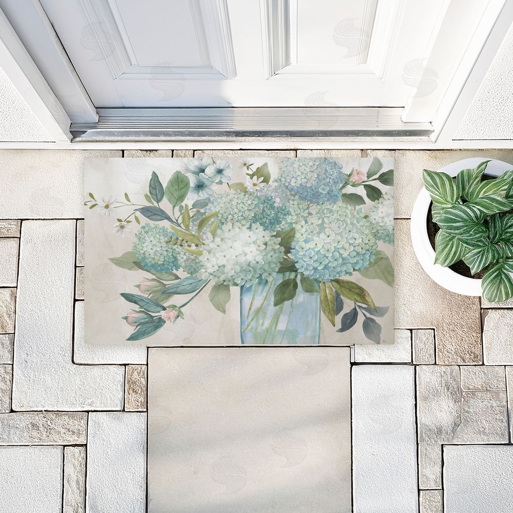 Nan | Blue Hydrangeas Galore Non-Woven Door Mat