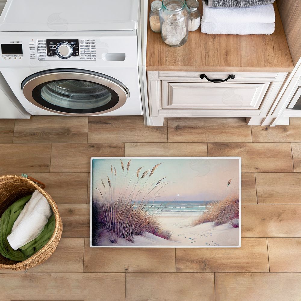 Sasha | Smooth Sunset Beach Dunes Plush Bath Mat