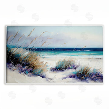 Sasha | Windblown Beach Grasses Plush Bath Mat