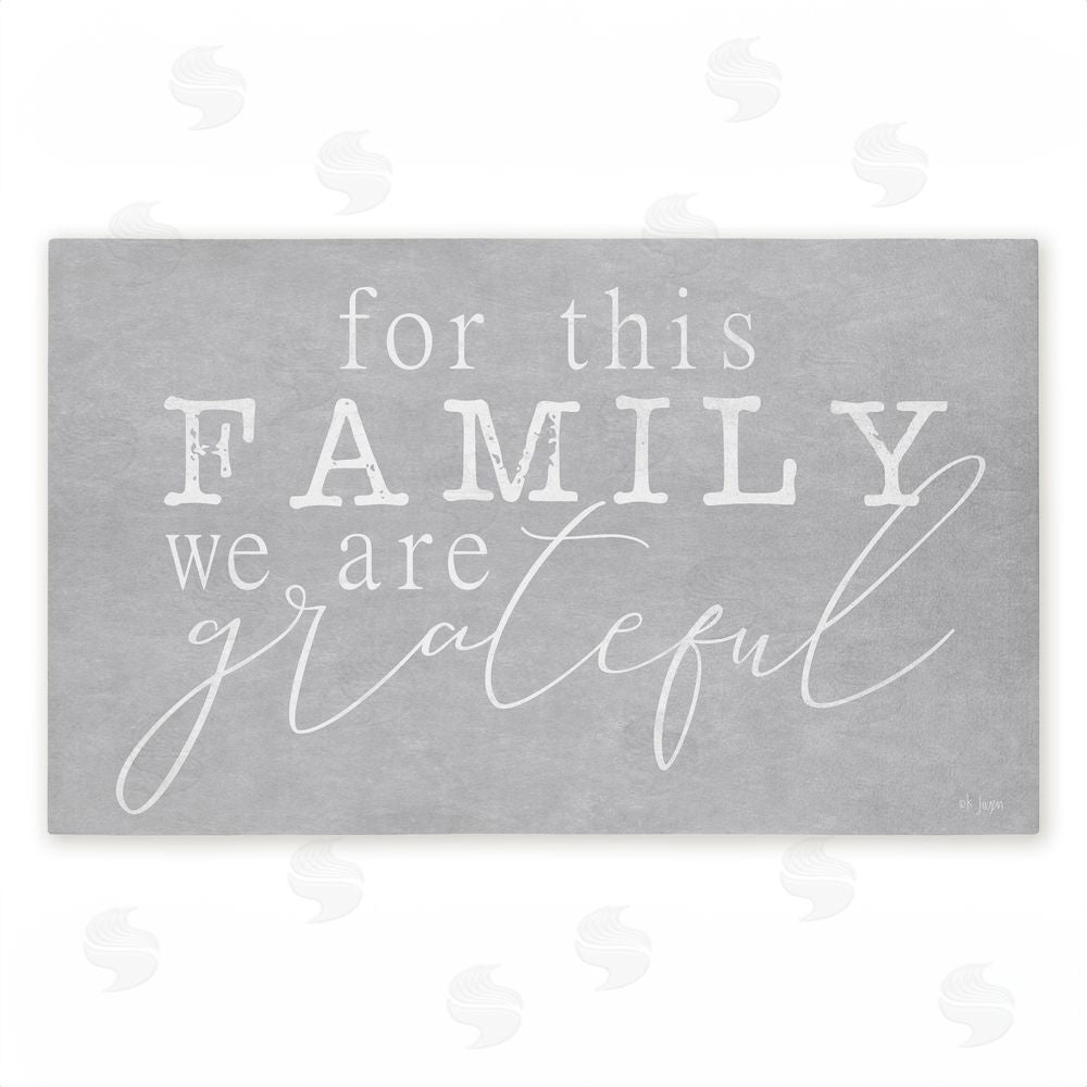 Jaxn Blvd. | For This Family Gratitude Non-Woven Door Mat