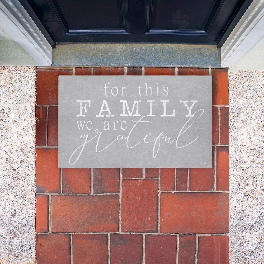 Jaxn Blvd. | For This Family Gratitude Non-Woven Door Mat