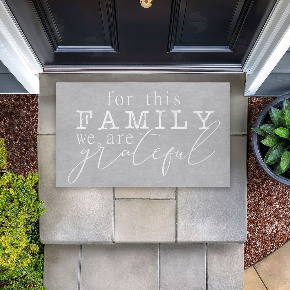 Jaxn Blvd. | For This Family Gratitude Non-Woven Door Mat