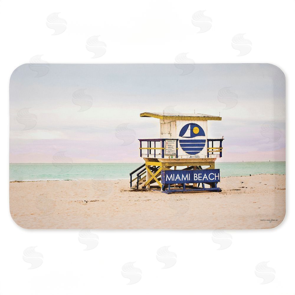 Seven Trees Design | Miami Beach Lifeguard Hut Anti-Fatigue Mat