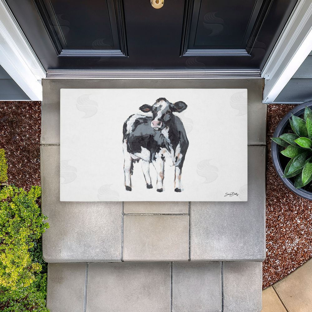 Sara Baker | Standing Country Cow Non-Woven Door Mat
