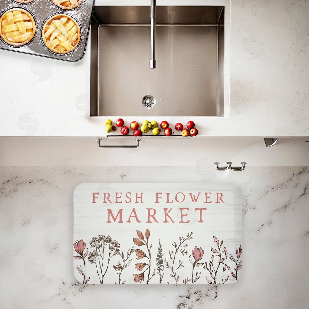 Lux + Me Designs | Fresh Flower Market Blooms Anti-Fatigue Mat
