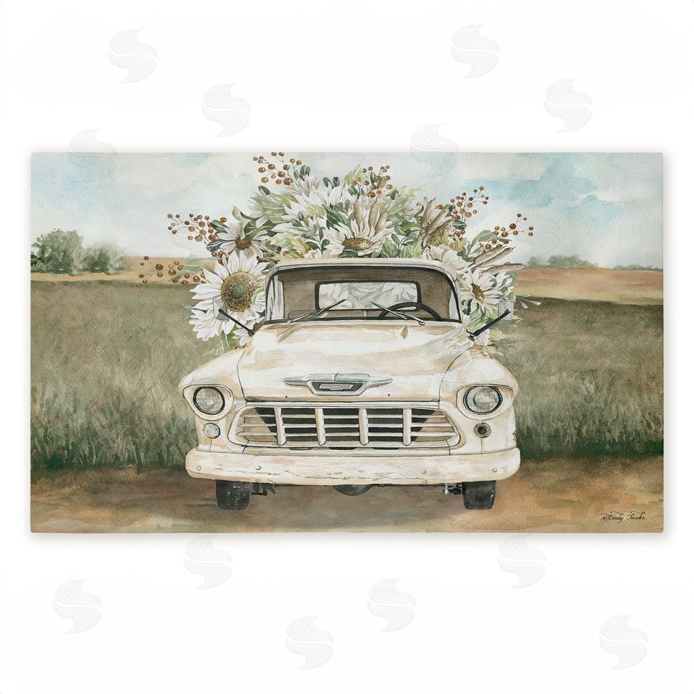 Cindy Jacobs | Vintage Flower Delivery Non-Woven Door Mat