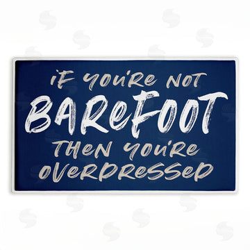 Lettered and Lined | Not Barefoot Then Overdressed Plush Bath Mat