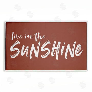 Lettered and Lined | Live In The Sunshine Plush Bath Mat