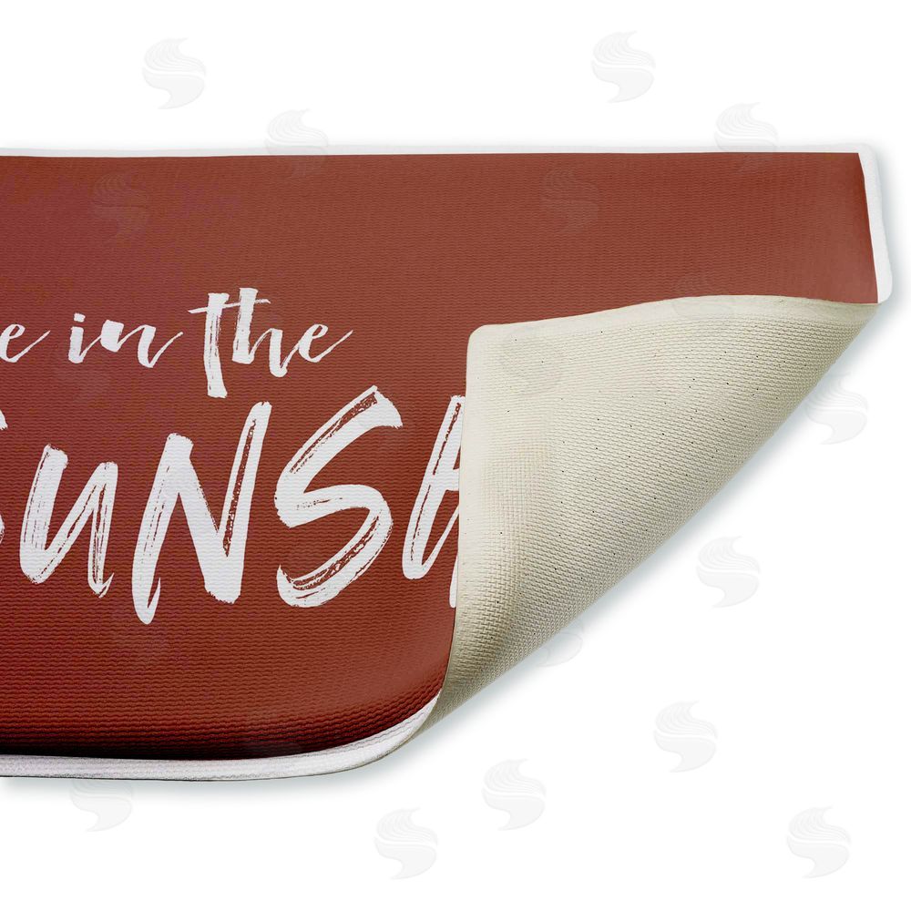 Lettered and Lined | Live In The Sunshine Plush Bath Mat