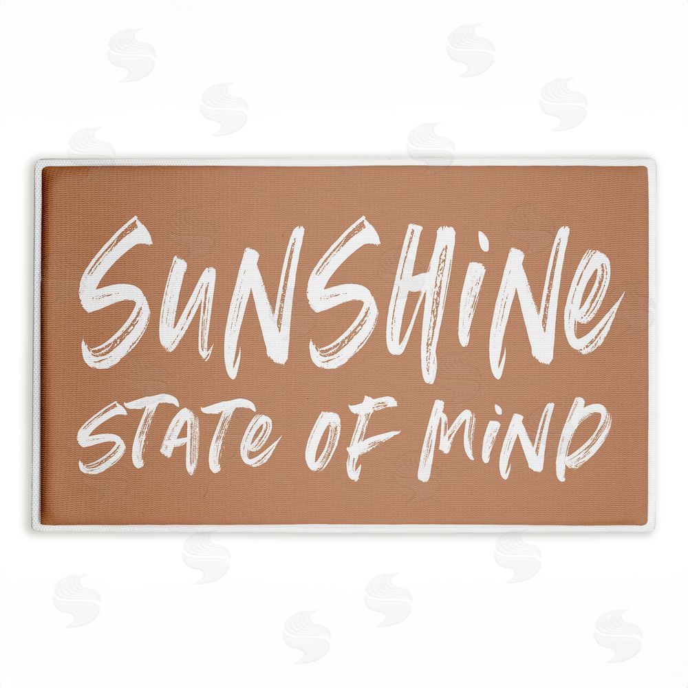 Lettered and Lined | Sunshine Summer Sentiment Plush Bath Mat
