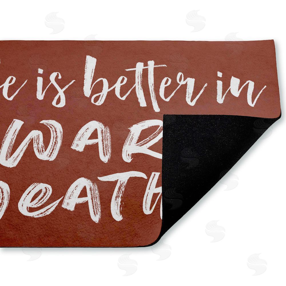 Lettered and Lined | Better In Warm Weather Non-Woven Door Mat