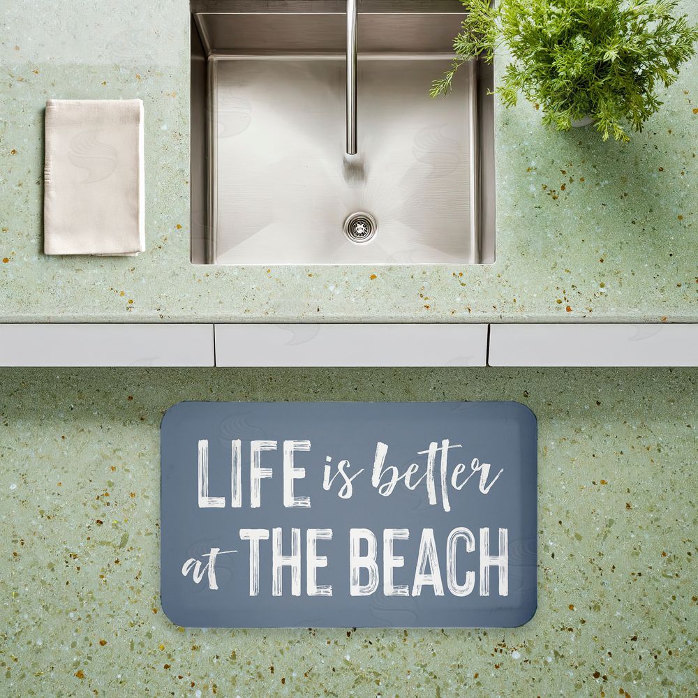 Lettered and Lined | Better At Beach Sentiment Anti-Fatigue Mat