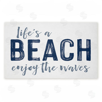 Lettered and Lined | Life's A Beach Enjoy Non-Woven Door Mat