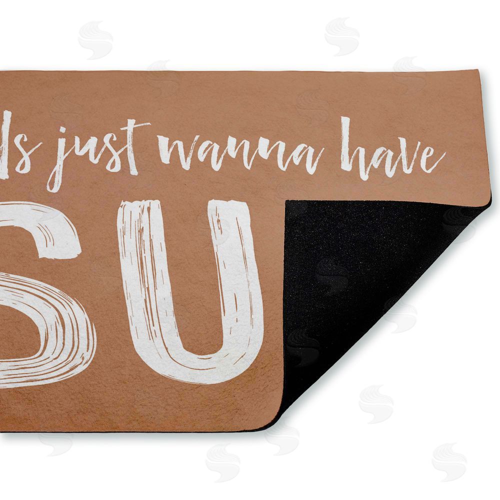 Lettered and Lined | Girls Just Wanna Have Sun Non-Woven Door Mat