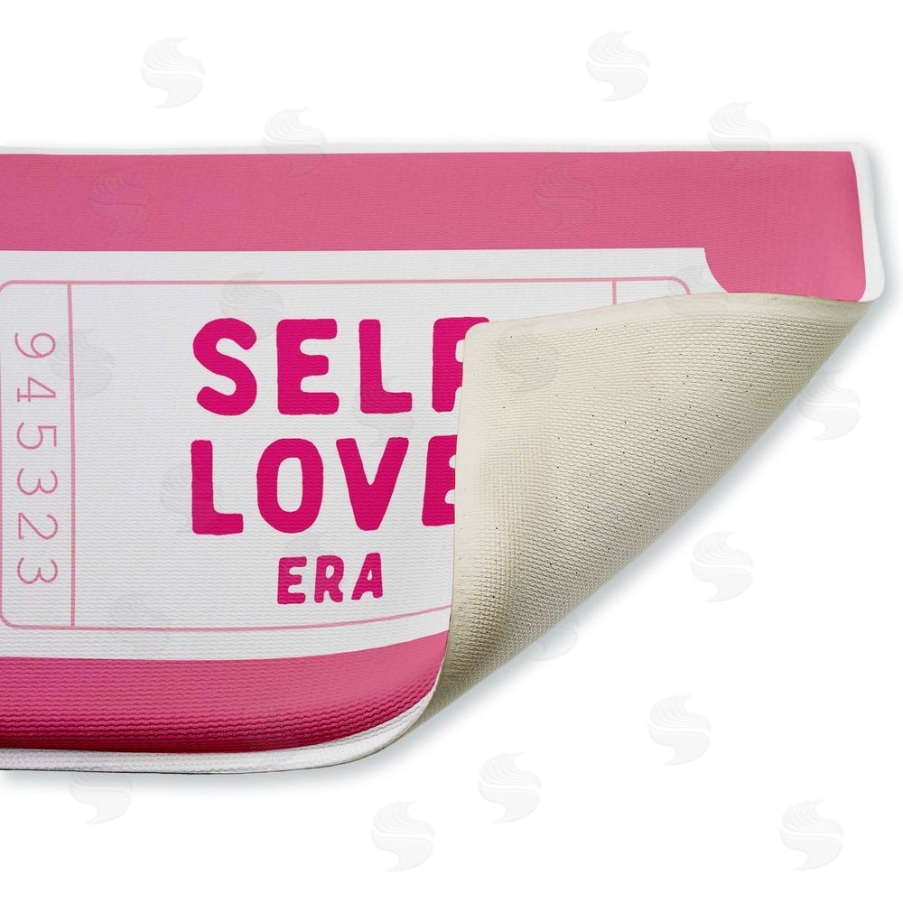 Lettered and Lined | Self Love Era Ticket Plush Bath Mat